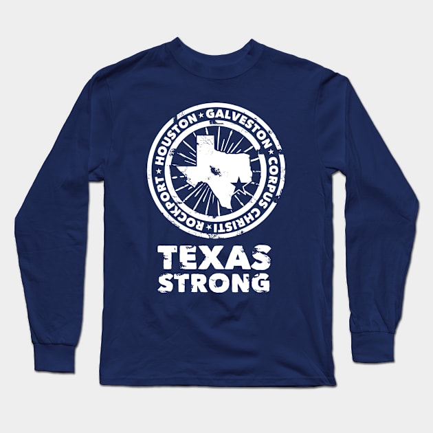 Texas Strong Long Sleeve T-Shirt by Awesome AG Designs